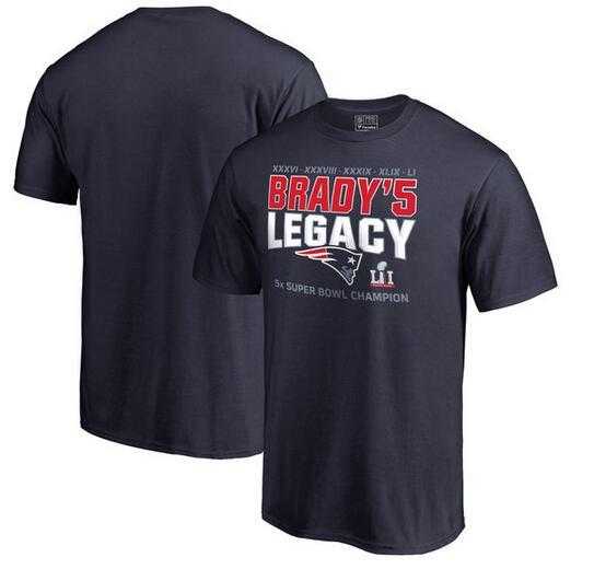 Men's New England Patriots Tom Brady Pro Line by Fanatics Branded 5-Time Super Bowl Champions Legacy T-Shirt - Navy FengYun,We sell and wholesale Men's New England Patriots Tom Brady Pro Line by Fanatics Branded 5-Time Super Bowl Champions Legacy T-Shirt - Navy FengYun on line form chian!